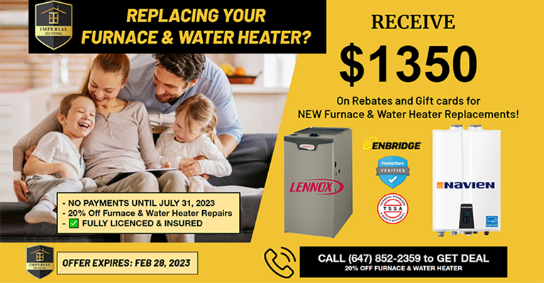 replacing your furnace & water heater